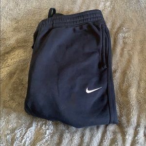 ~NEW~ Men’s Nike Fleece Joggers; Navy, Size: Large